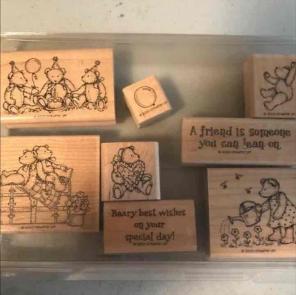 New. Stampin' Up Teddy Bear Stamps