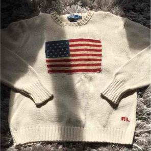 Vintage Ralph Lauren flag sweater