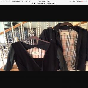 BURBERRY LONDON BRITTANY SIGNITURE COAT