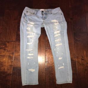 jeans with holes
