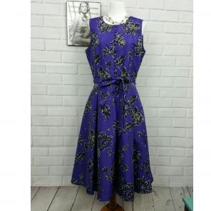 Oscar DE Larenta Purple Party Dress sz 6