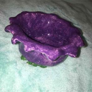 Clay Flower Bowl