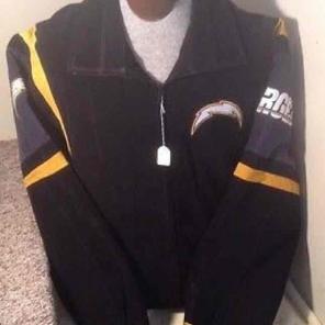 NWT Vintage SD CHARGERS VARSITY JACKET