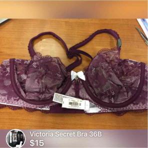 Victoria secret unlined bra