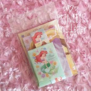 Disney Japan Princess Mini Letter Set