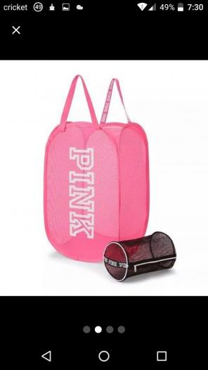 Pink Laundry Bag