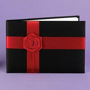 Black & Red Guest Book