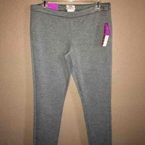 Gray Casual Pants