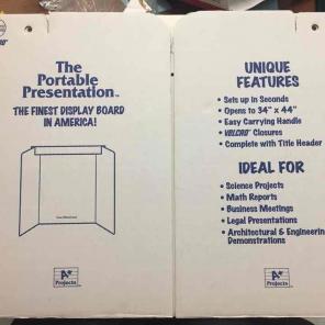 Portable presentation board