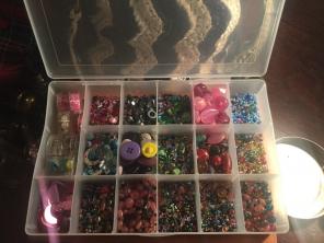 6" X 9" Organizer Full Of Beads