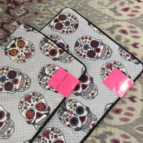 BETSEY Johnson Sugar Skull Bath Rug Set