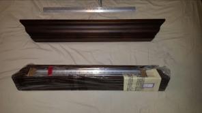 Crown molding shelves