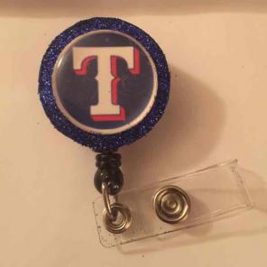 TEXAS RANGERS ID CARD BADGE HOLDER