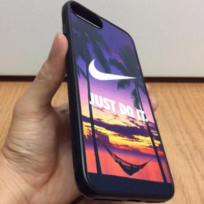 Nike Sunset iPhone 7 plus rubber cover
