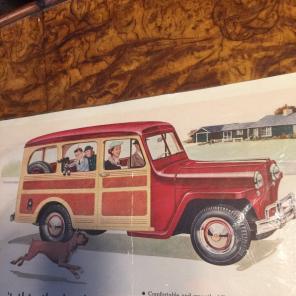 Willys Station Wagon Car Ad