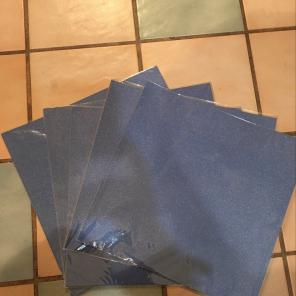 BRAND NEW 5 Glitter Blue Card Stock