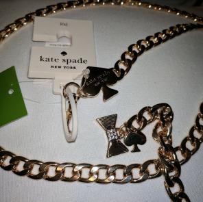 New with tags Kate Spade Gold Chain Belt