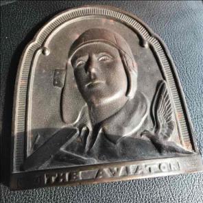 Charles Lindbergh Book Ends 1929