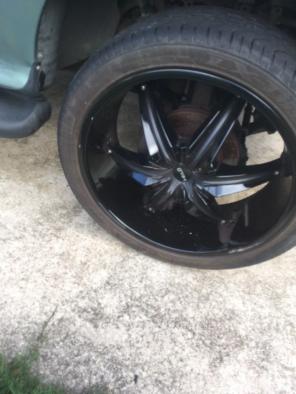 Black 24" Rims