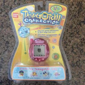 Rare Translucent Pink Tamagotchi V4
