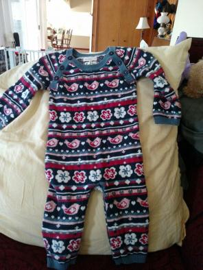 $60 hately baby sweater coveralls