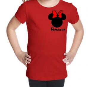 customized minnie mouse youth t shirt