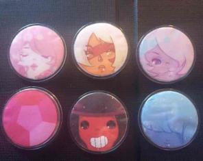 6 Steven Universe pins