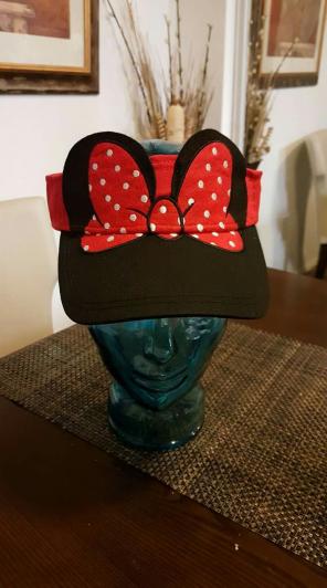 Disney Park Minnie Mouse Visor Hat