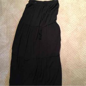 Black full length skirt