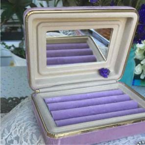 Vintage ring jewelry box decor