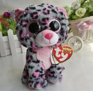 Beanie Boo Grey And Pink Leopard Tasha 6