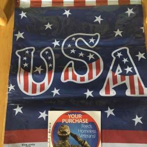 USA Patriotic Garden Flag