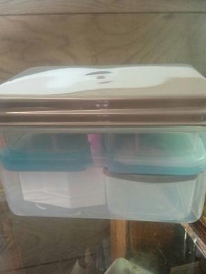 9 piece lunchbox set.