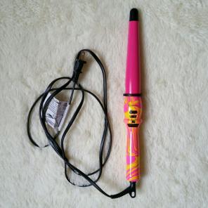 Plugged In Yellow and Pink Curling Wand