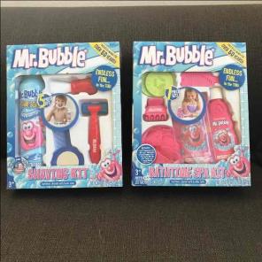 Mr bubbles boys and girls bath kits