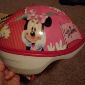 Toddler minnie mouse helmet