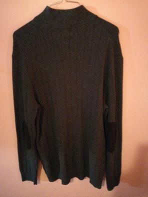 Charcoal Black Turtleneck for Men