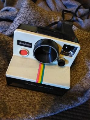Vintage Polaroid Land Camera Rainbow