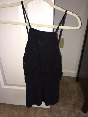 Beautiful Tank Top With Cut Out Back