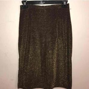 Black and gold glitter skirt