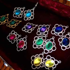 5 pairs of Custom Colored Accent Drops