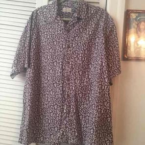 Denim Ridge Men's Hawaiian Shirt Size M