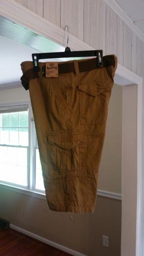 Men's Cargo Messenger Shorts sz 32