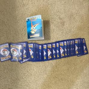 60 Pokémons Cards And Book.