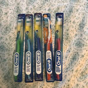 Set Of Oral B Toothbrushes