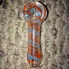 FREE SHIP! Orange & Blue Bowl
