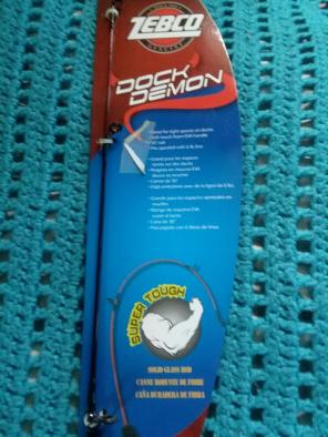 NWT! Deco Dock Demon Solid Glass Rod