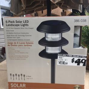 Hampton Bay Solar Landscape Lights