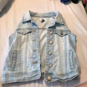 Washed Out Jean Vest