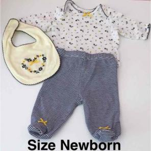 Little Me Newborn 3 Piece Floral Set